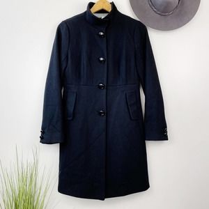 J. Crew Carlin Double Cloth Wool Peacoat Size 2